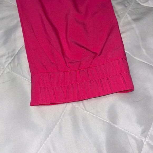 Chico’s Zenergy Pink Ankle Pants 0.5R/ 6R Stretch Cargo Jogger Pocket Athleisure - Picture 7 of 11